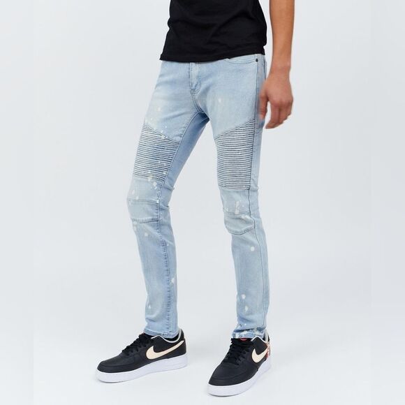 NWT Reason Melbourne Denim Jeans - Light Blue - Picture 4 of 8